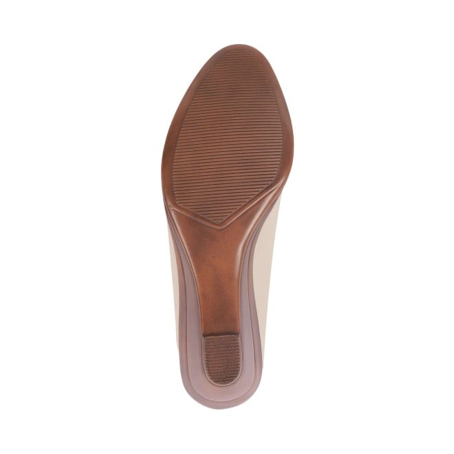 Mochi Women Beige Casual Ballerinas (SKU: 31-335-20-36)