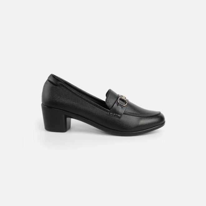 Mochi Women Black Formal Slip-on (SKU: 31-338-11-40)