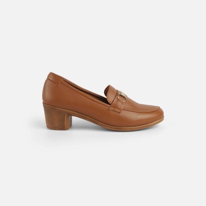 Mochi Women Tan Formal Slip-on (SKU: 31-338-23-36)