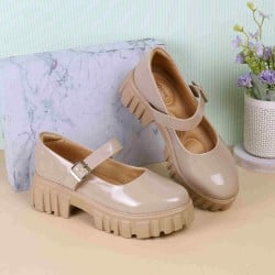 Women Beige Casual Slip-Ons