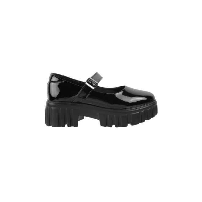 Mochi Women Black Casual Slip-Ons (SKU: 31-340-11-36)