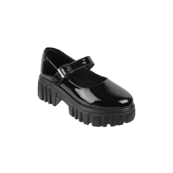 Mochi Women Black Casual Slip-Ons (SKU: 31-340-11-38)