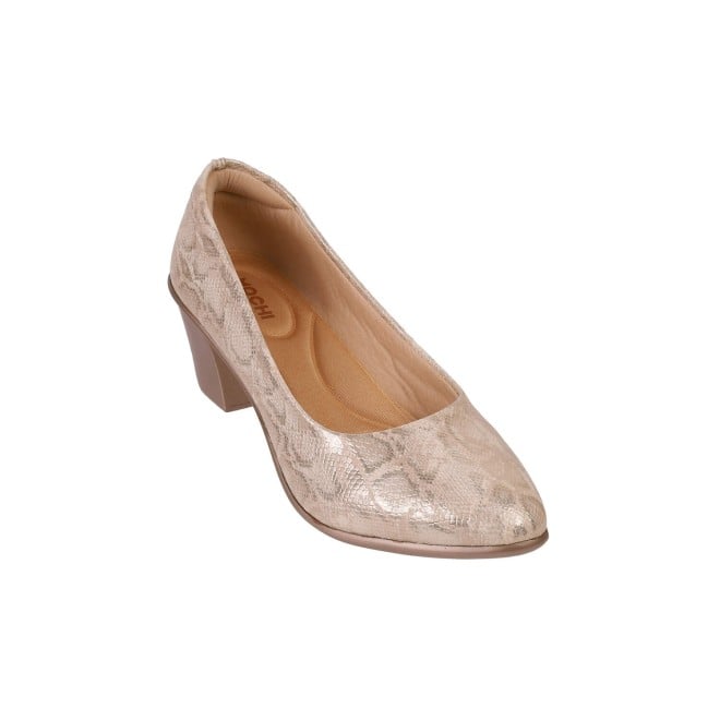 Mochi Women Gold Casual Ballerinas (SKU: 31-342-15-36)