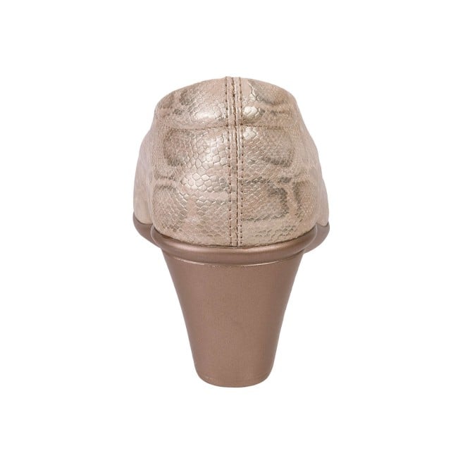 Mochi Women Gold Casual Ballerinas (SKU: 31-342-15-39)