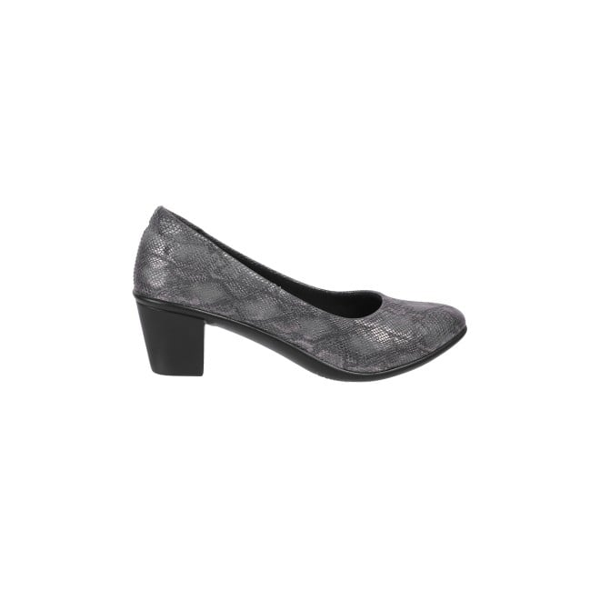 Mochi Women Gun-metal Casual Ballerinas (SKU: 31-342-29-36)