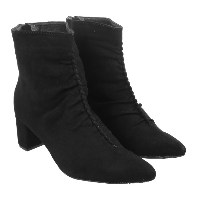 Mochi Women Black Party Boots