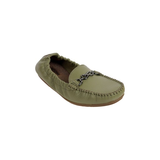 Mochi Women Green Casual Loafers (SKU: 31-348-21-38)