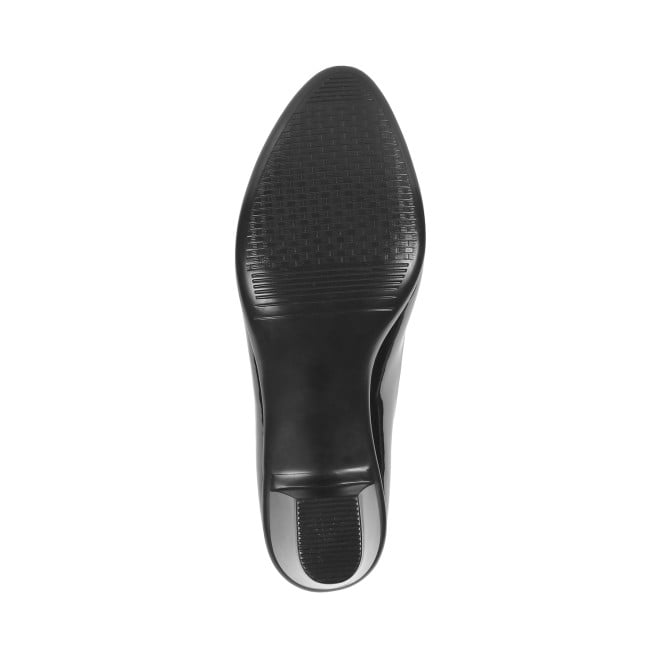 Mochi Women Black Formal Slip-Ons (SKU: 31-351-11-36)