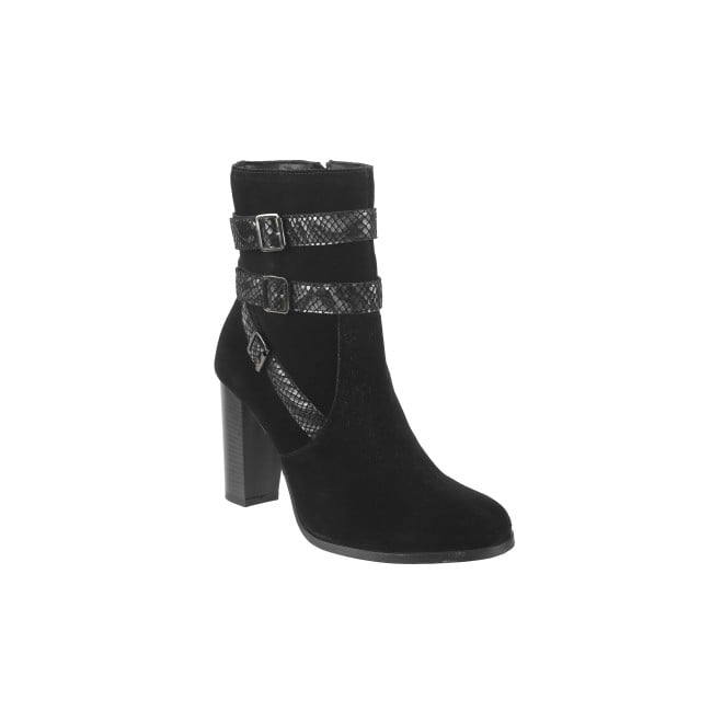 Mochi Women Black Party Boots