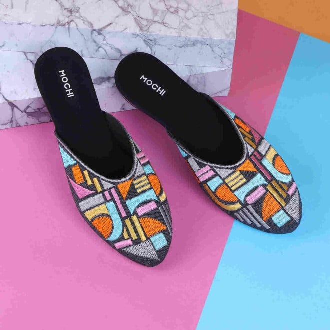 Mochi Women Black Casual Clogs (SKU: 31-359-11-37)