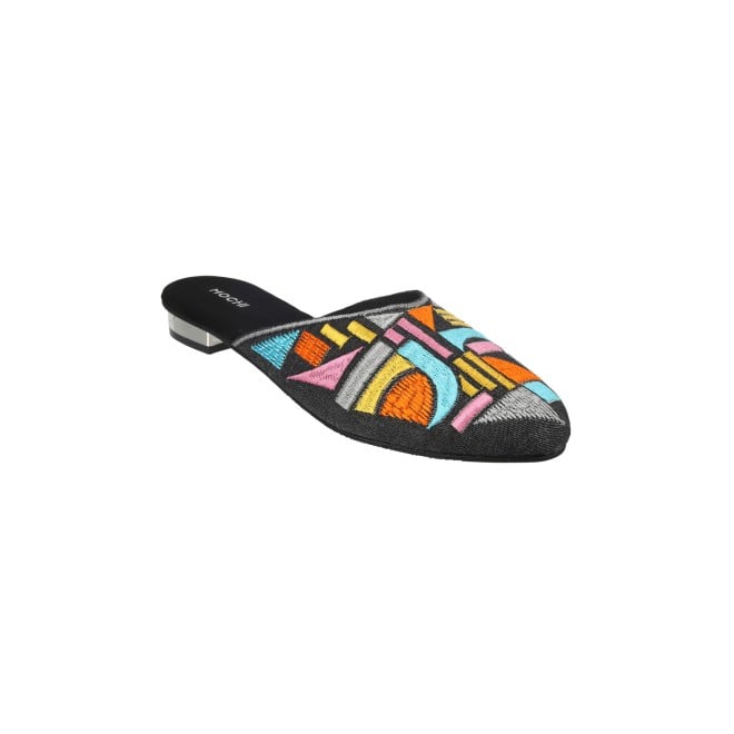 Mochi Women Black Casual Clogs (SKU: 31-359-11-37)