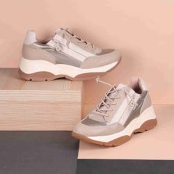 Women Beige Casual Sneakers