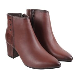 Women Maroon Party Boots