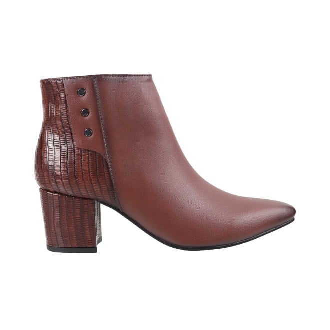 Mochi Women Maroon Party Boots (SKU: 31-383-44-36)