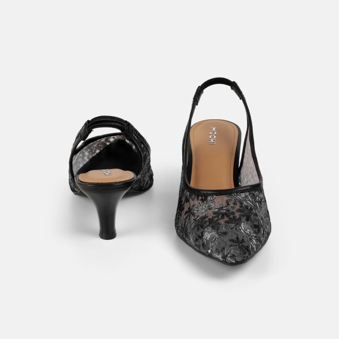 Mochi Women Black Casual Sandals (SKU: 31-438-11-36)