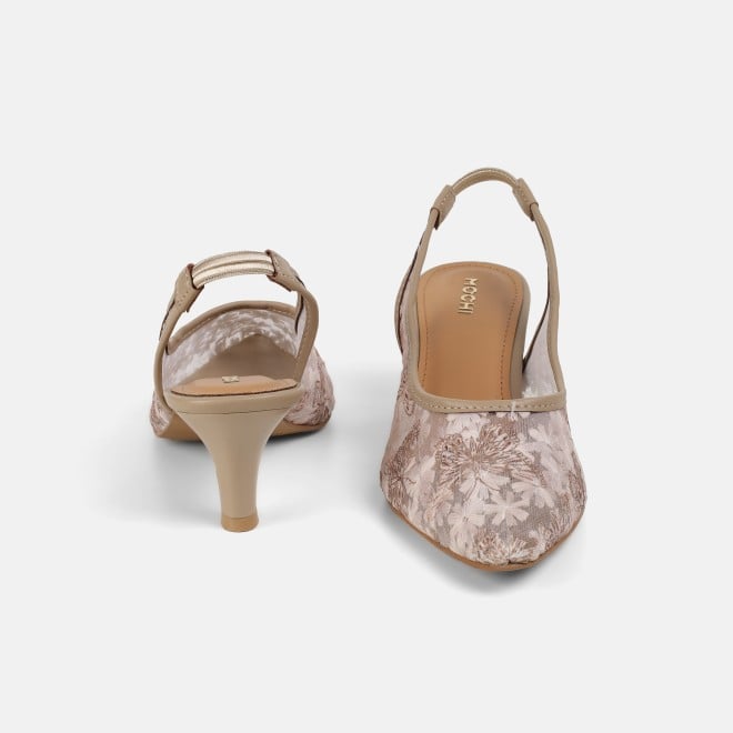 Mochi Women Beige Casual Sandals (SKU: 31-438-20-36)