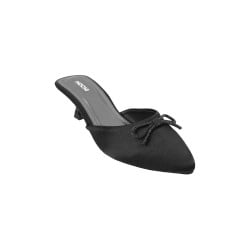 Women Black Formal Slip Ons