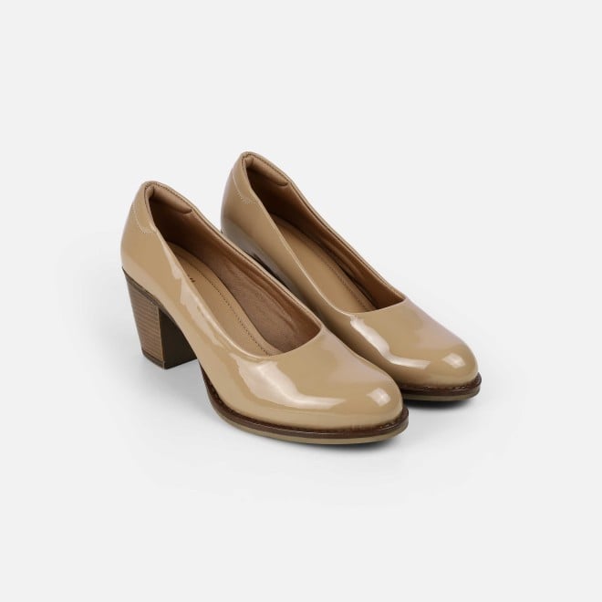Mochi Women Beige Formal Pumps (SKU: 31-444-20-36)