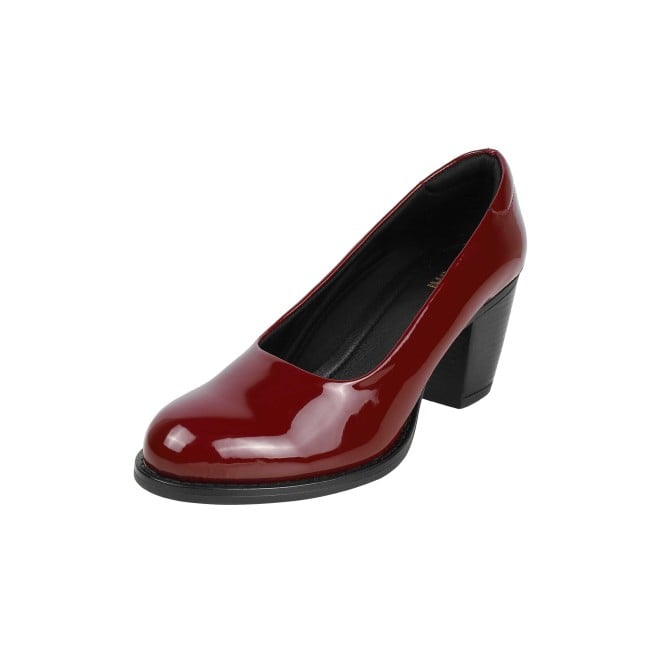 Mochi Women Maroon Formal Pumps (SKU: 31-444-44-37)