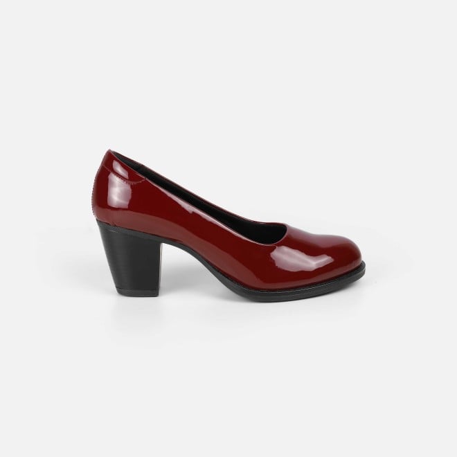 Mochi Women Maroon Formal Pumps (SKU: 31-444-44-37)