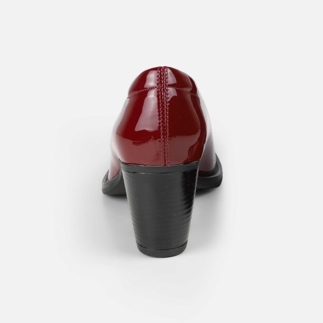 Mochi Women Maroon Formal Pumps (SKU: 31-444-44-37)