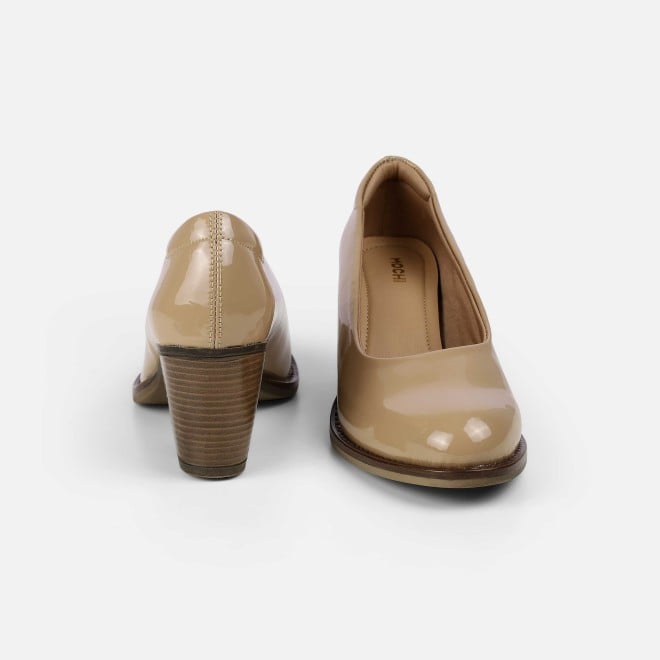 Mochi Women Beige Formal Pumps (SKU: 31-444-20-36)