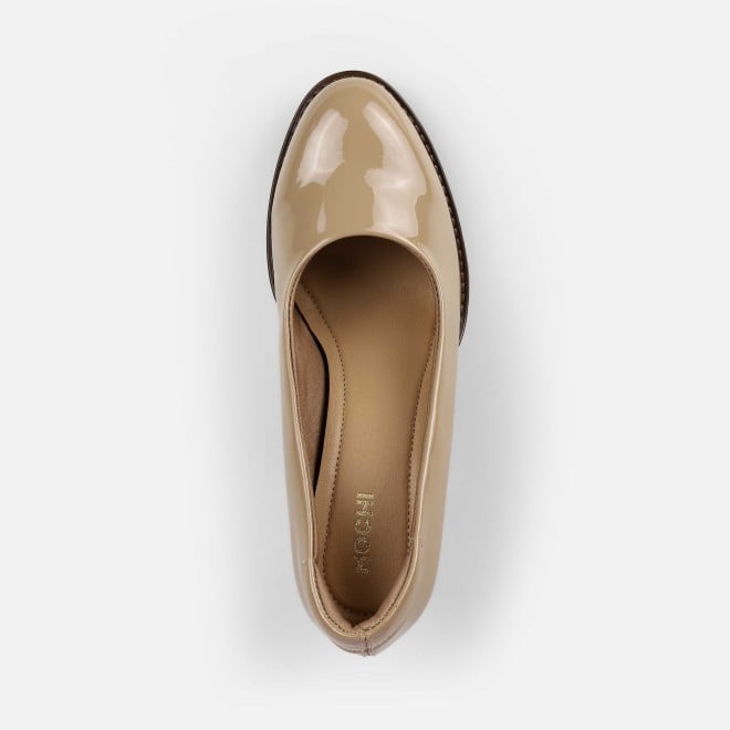 Mochi Women Beige Formal Pumps (SKU: 31-444-20-36)
