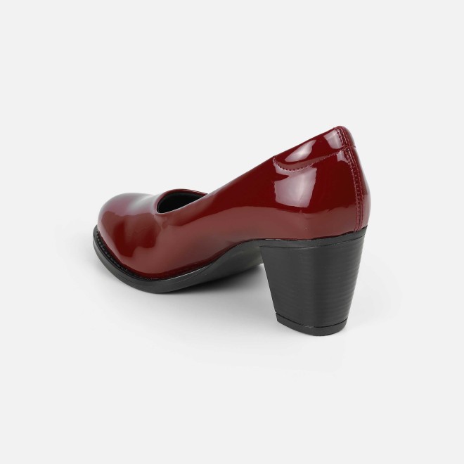Mochi Women Maroon Formal Pumps (SKU: 31-444-44-37)