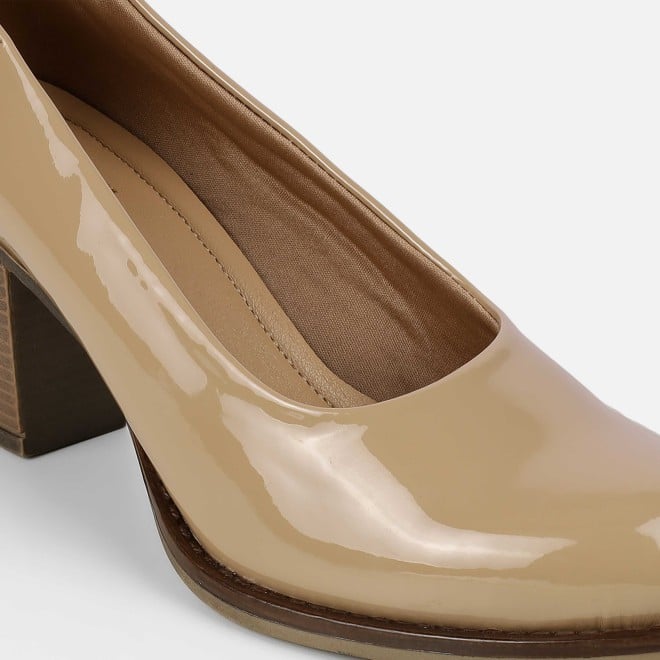 Mochi Women Beige Formal Pumps (SKU: 31-444-20-36)