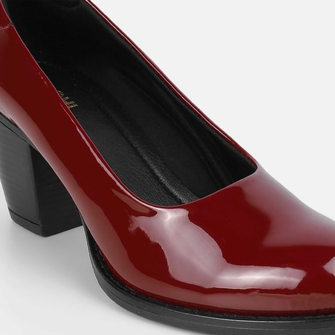 Mochi Women Maroon Formal Pumps (SKU: 31-444-44-37)