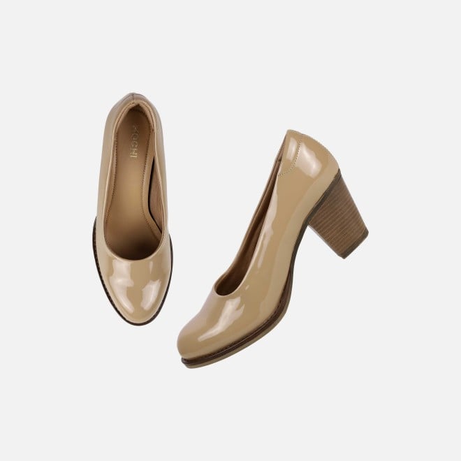 Mochi Women Beige Formal Pumps (SKU: 31-444-20-36)