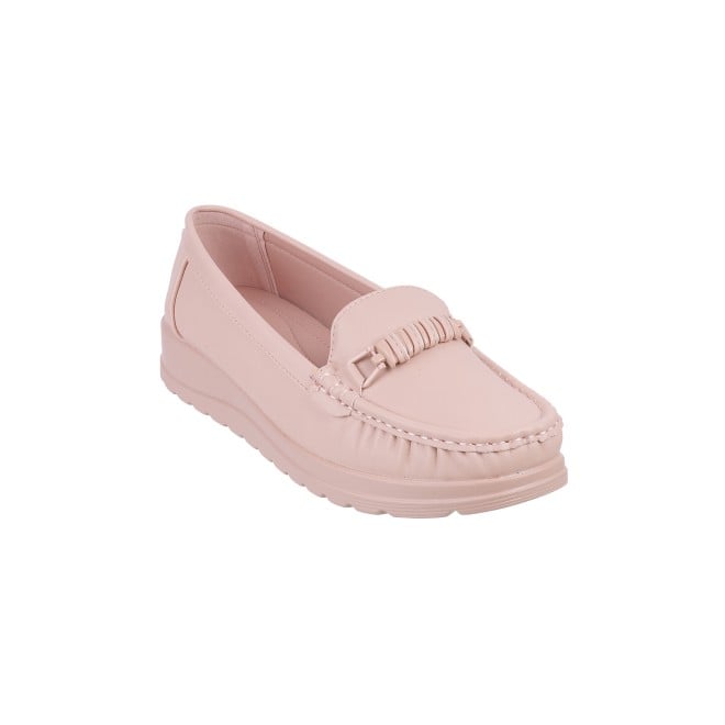 Mochi Women Peach Casual Loafers