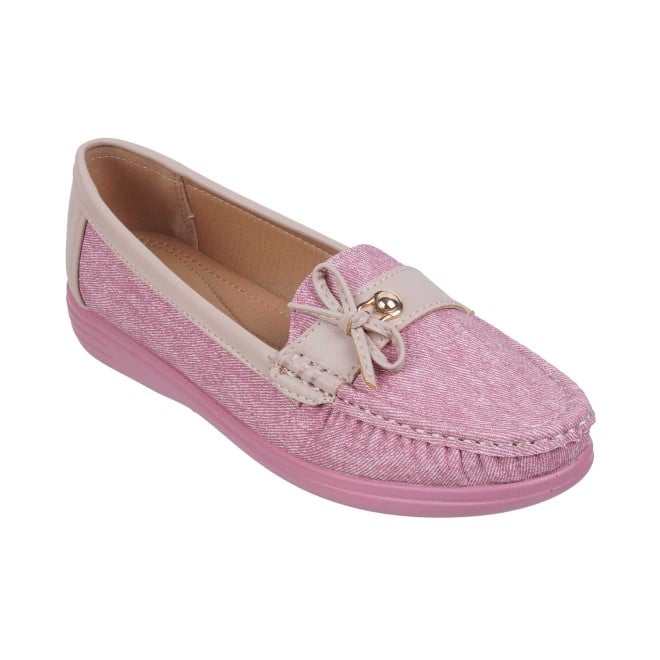 Mochi Women Pink Casual Loafers