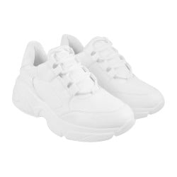 Women White Sports Walking Shoes