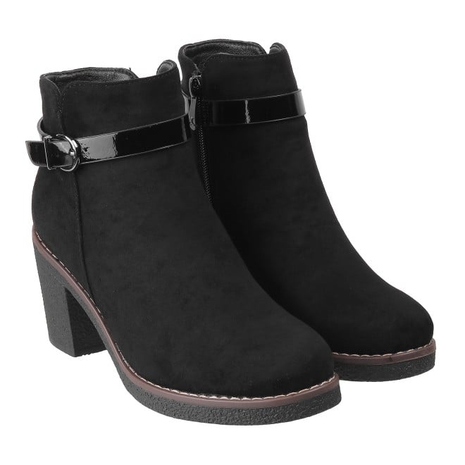 Mochi Women Black Party Boots