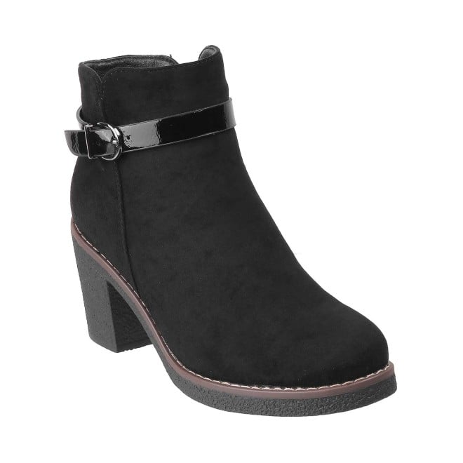 Mochi Black Party Boots for Women