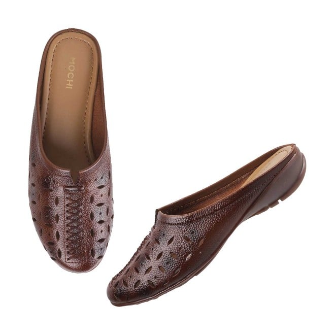 Mochi Women Rust Casual Slip Ons (SKU: 31-4878L-91-42)