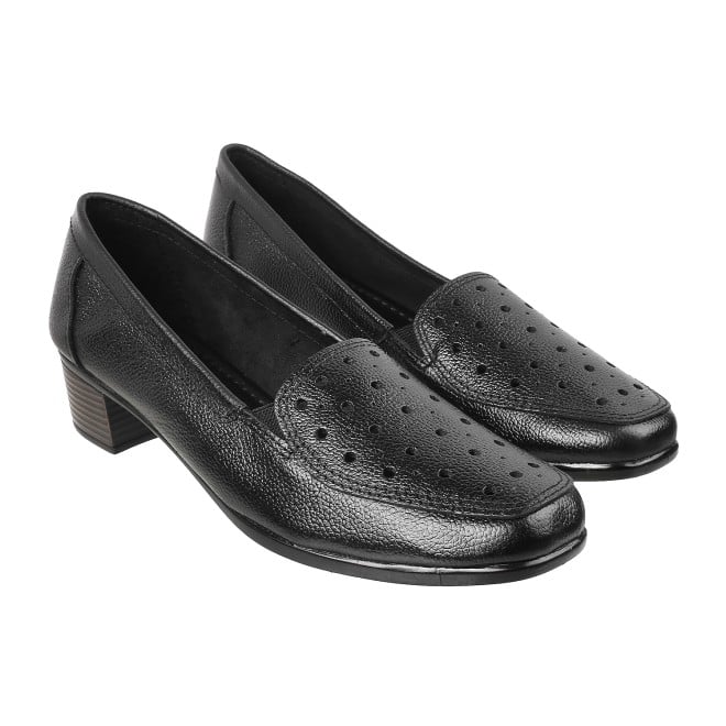 Mochi Women Black Casual Pumps