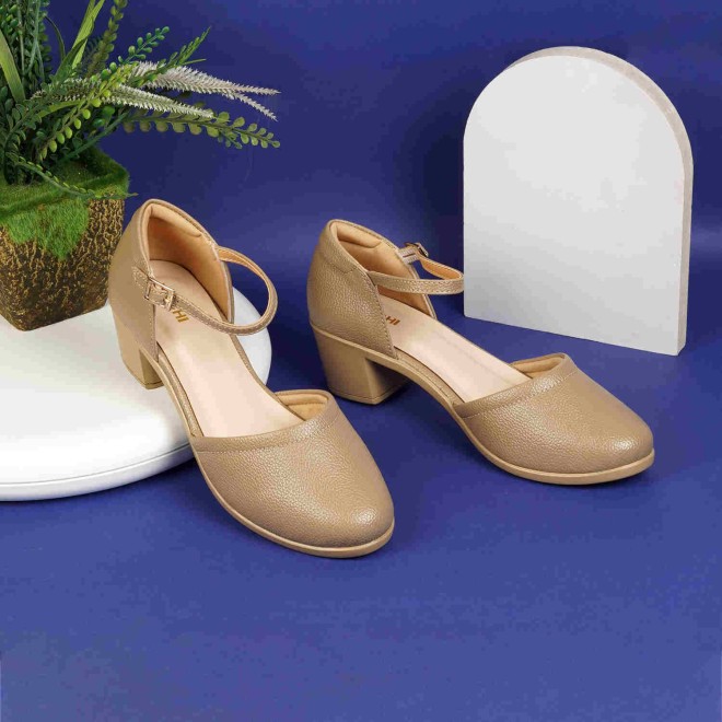 Mochi Women Beige Casual Pumps (SKU: 31-50-20-39)