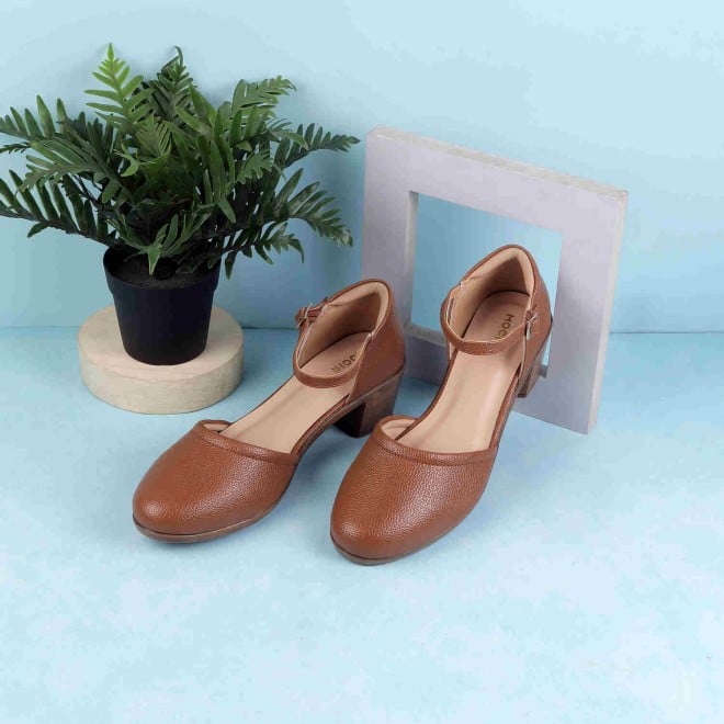 Mochi Women Tan Casual Pumps (SKU: 31-50-23-37)