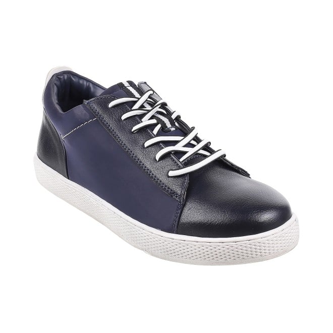 Mochi Navy-Blue Casual Sneakers for Women