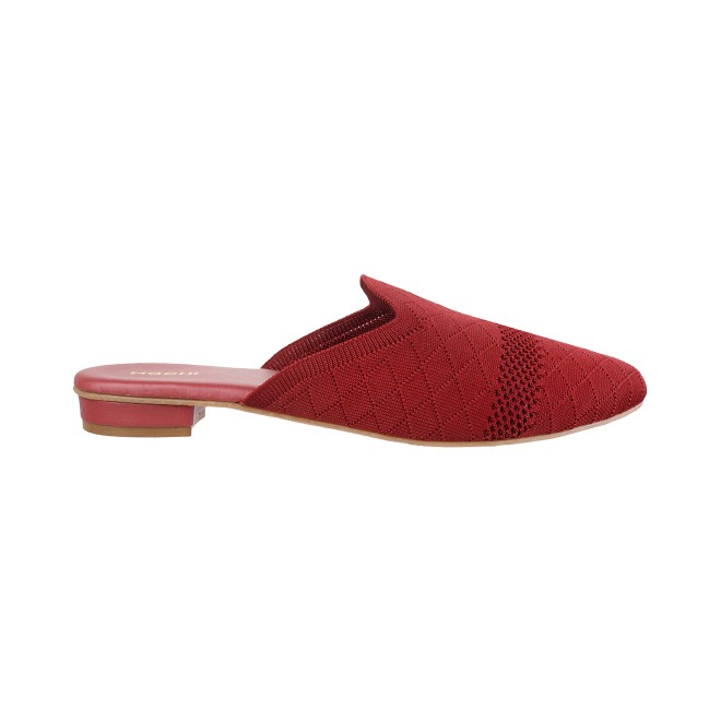 Buy Mochi Women Maroon Ethnic Slip Ons Online SKU 3150614436 Mochi Shoes