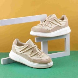 Women Beige Casual Sneakers