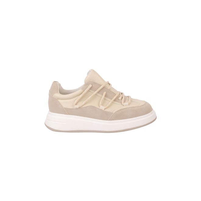 Mochi Women Beige Casual Sneakers (SKU: 31-519-20-36)