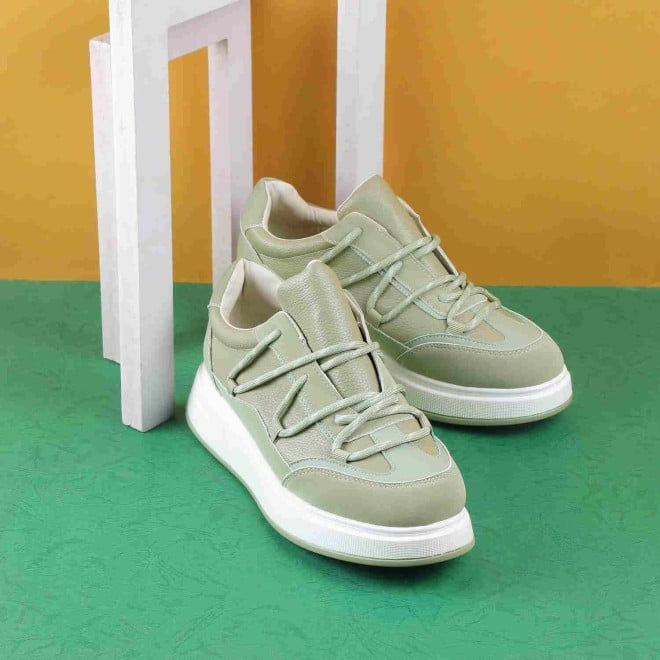 Mochi Women Green Casual Sneakers (SKU: 31-519-21-36)