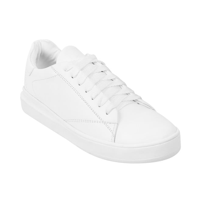 Mochi Women White Casual Sneakers