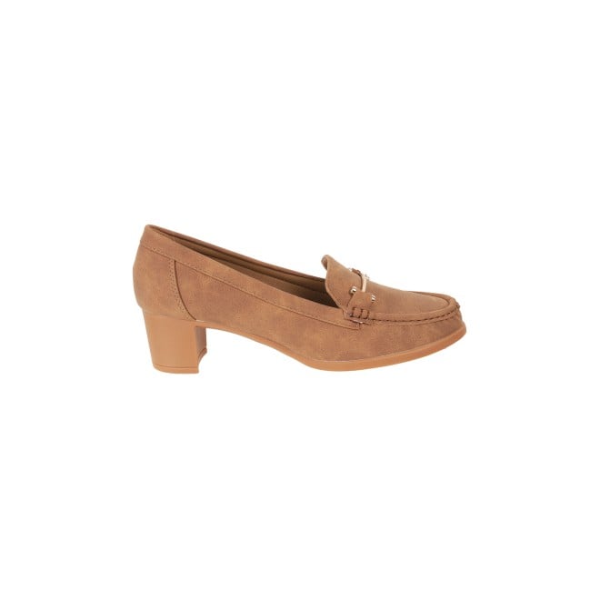 Mochi Women Tan Casual Loafers (SKU: 31-54-23-40)