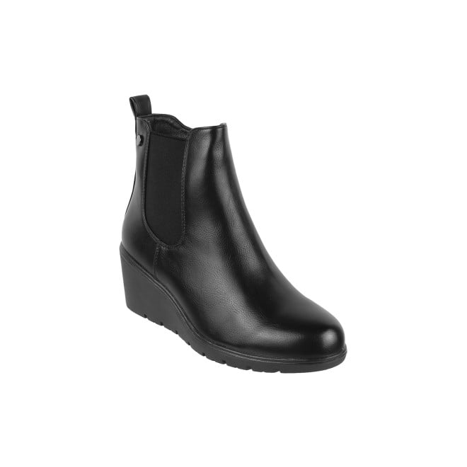 Mochi Women Black Casual Boots (SKU: 31-544-11-36)