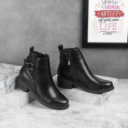 Women Black Casual Boots