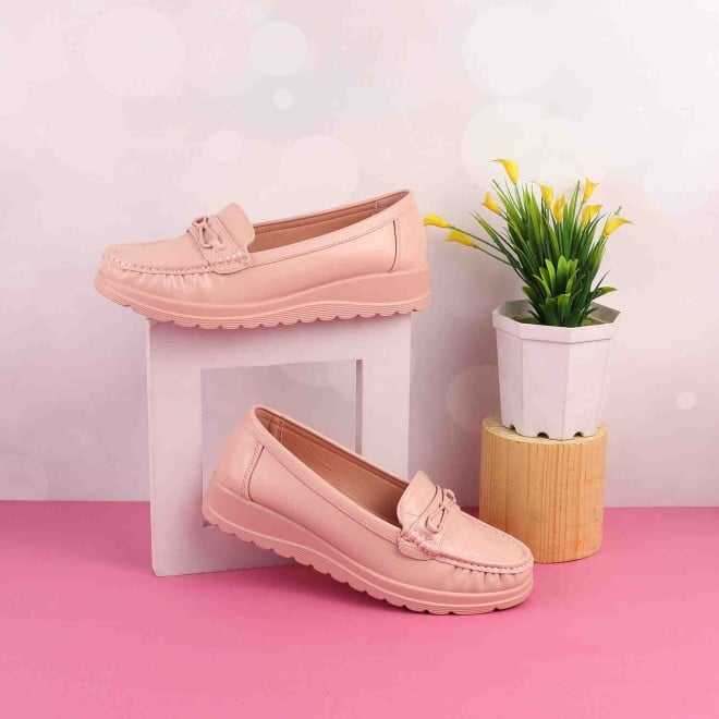 Mochi Women Pink Casual Loafers